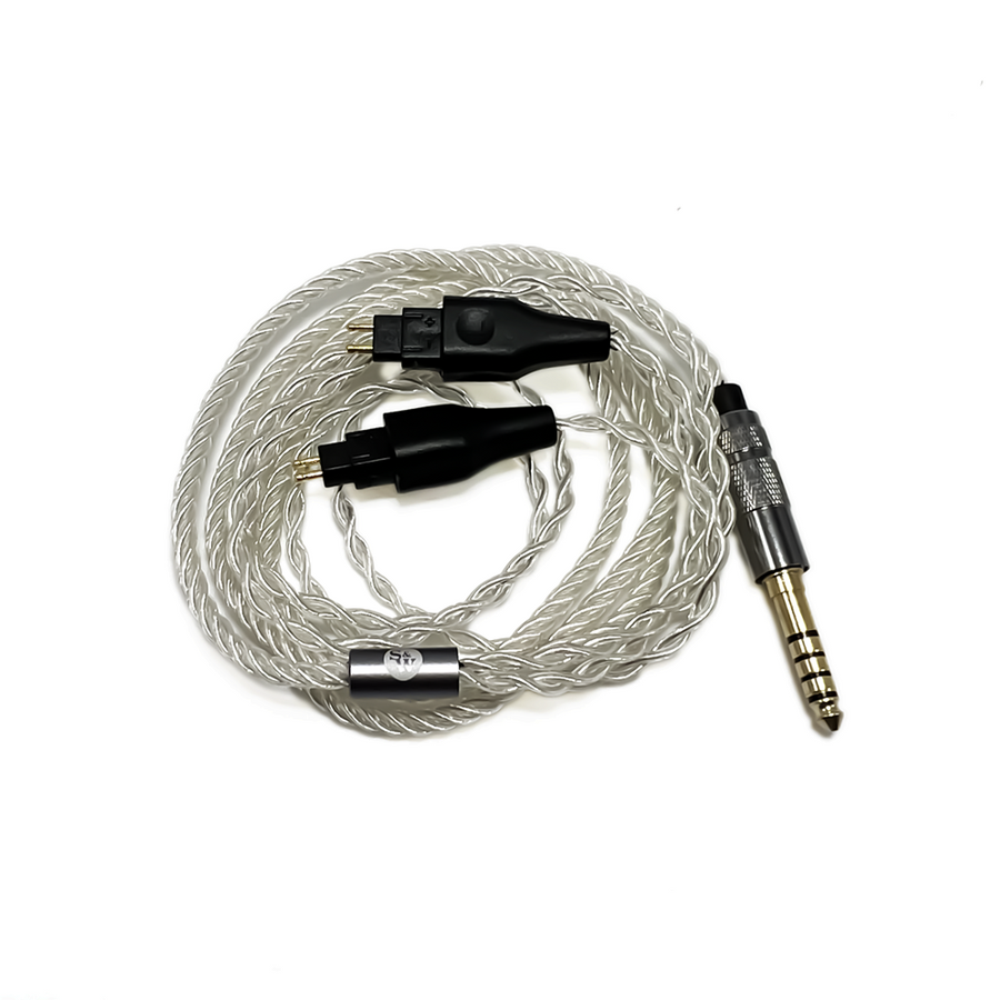Lucerne Braided OFC Silver 4.4mm Balanced Upgrade Cable for Sennheiser HD600/650/660S2/6XX/58X