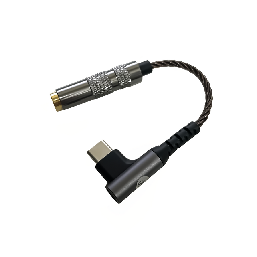Lund 4.4mm Female to USB-C (L-Shaped) DAC/Adapter