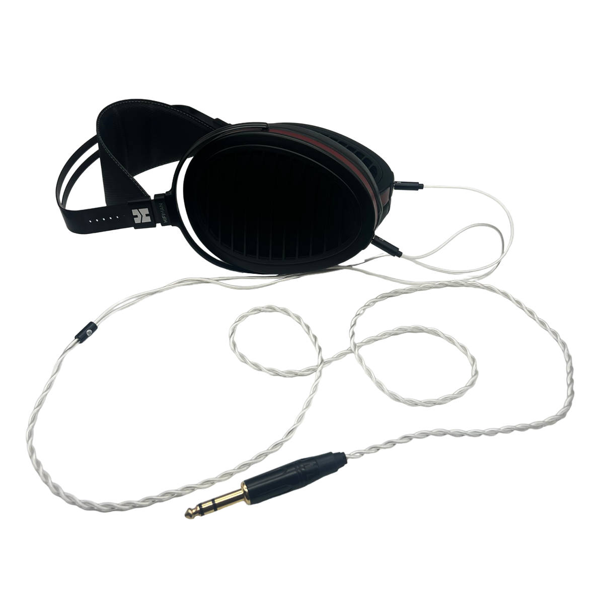 Milan 3.5mm to 6.35mm 6NN OCC Silver Stereo Headphone Upgrade