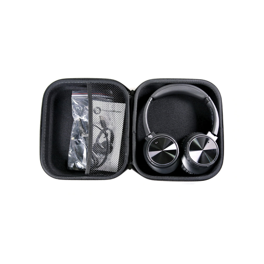 Firm Protective Headphone Zipper Case Compatible with Grado, Audeze, Audio-Technica, Sennheiser, and More