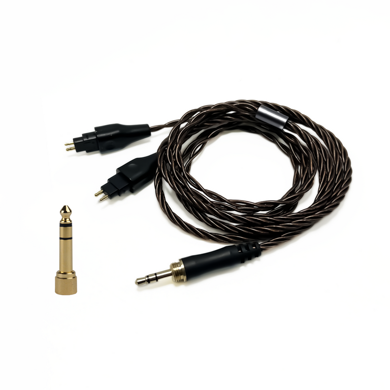 Geneva Braided 3.5mm/6.35mm Upgrade Cable for Sennheiser HD600/650