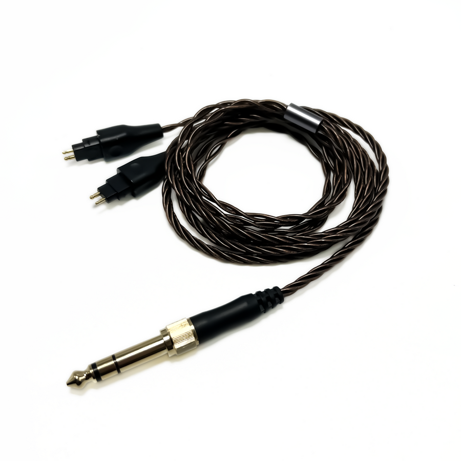 Geneva Braided 3.5mm/6.35mm Upgrade Cable for Sennheiser HD600/650/660S2/6XX/58X