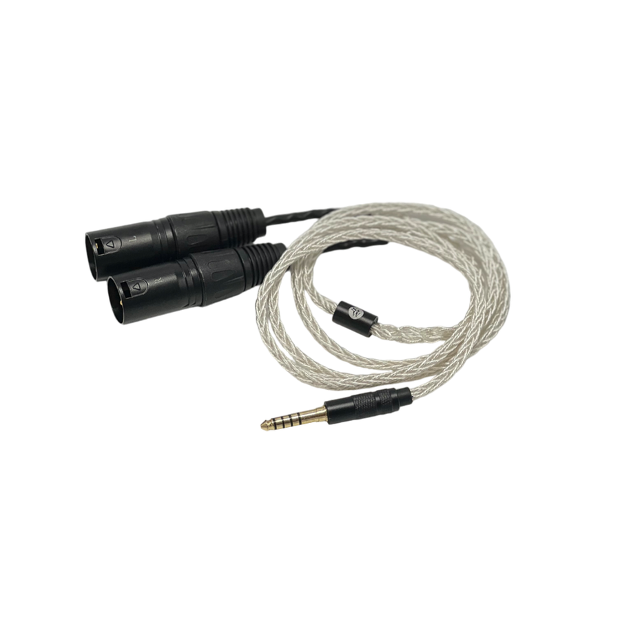 Interlaken Dual 3-pin XLR Male to 4.4mm Male Balanced Upgrade Cable