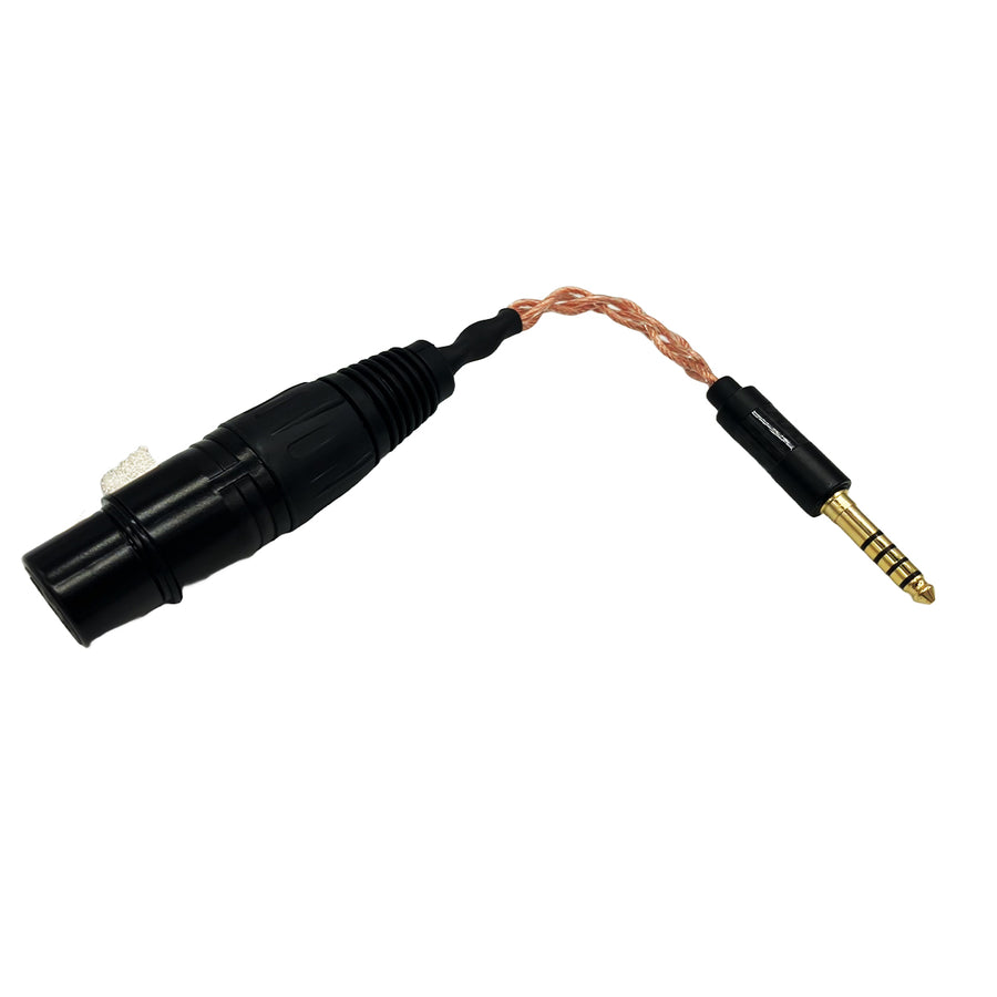 Cieza Braided Copper 4-pin XLR Female to 4.4mm Male Balanced Adapter Cable