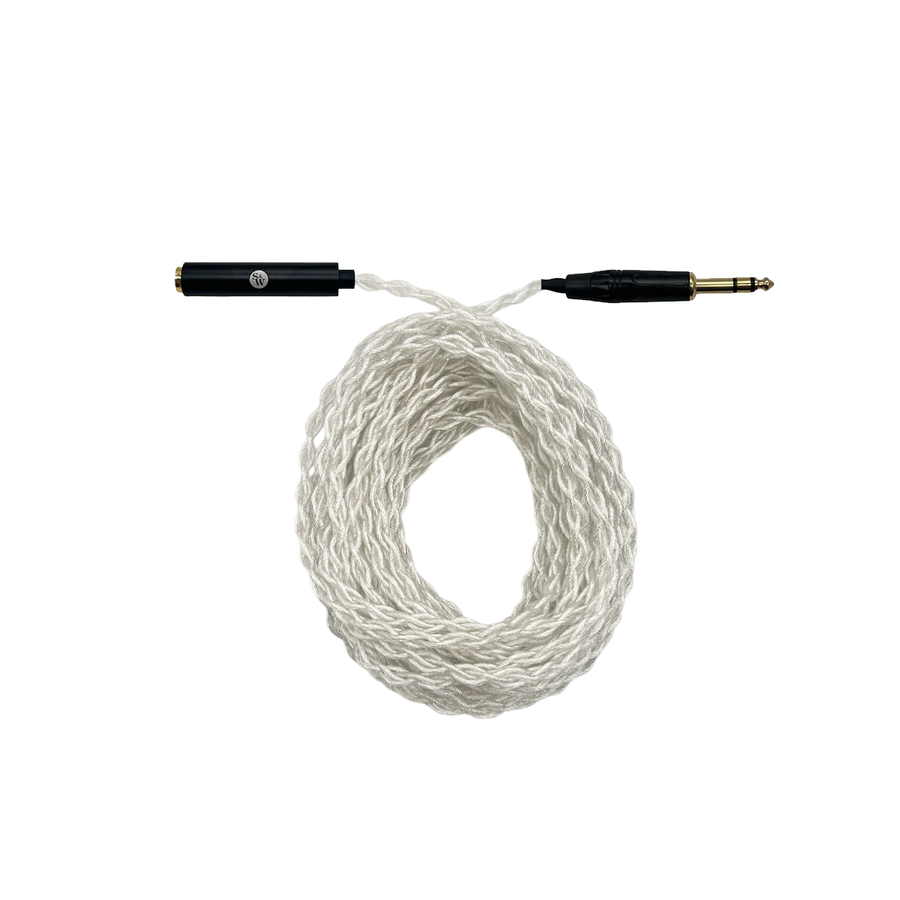 Elgin 6.35mm (¼”) Male to 6.35mm (¼”) Female Extension Cable (12ft)