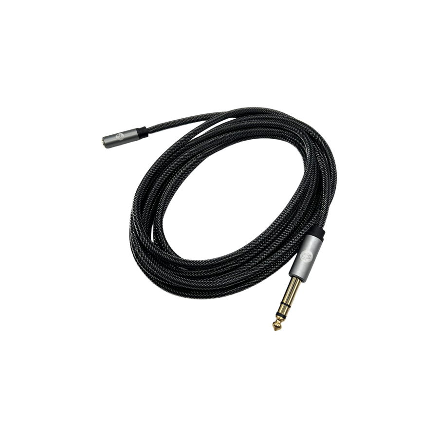 Eura 6.35mm (1 / 4”) Male to 3.5mm Female Extension Cable (9.8ft)