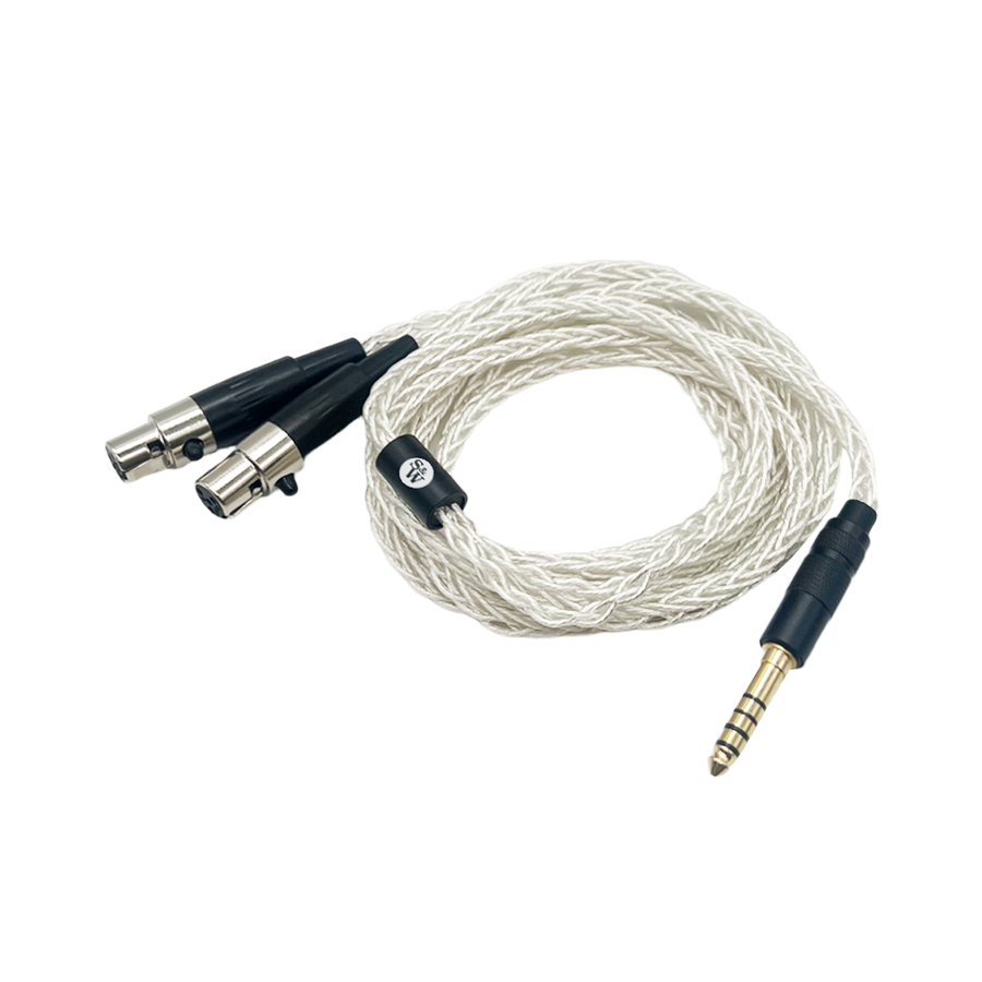 Porto Mini XLR to 4.4mm Balanced 8-core OFC Silver Headphone Cable