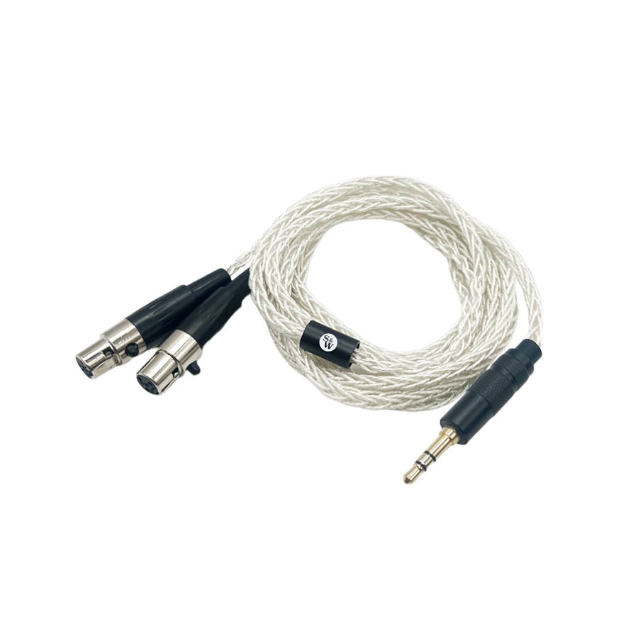 Soria Mini XLR to 3.5mm 8-core OFC Silver Headphone Cable