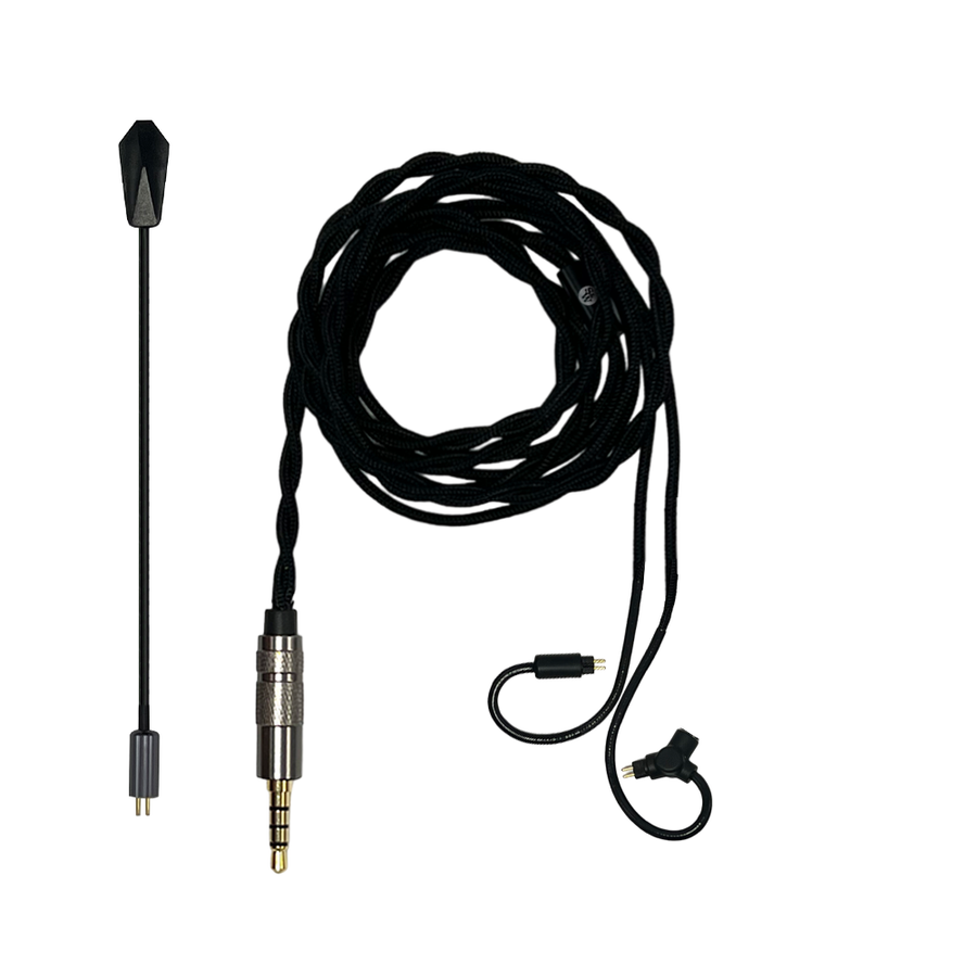 Saillon In-Ear Monitor Upgrade Cable with Detachable Boom Microphone