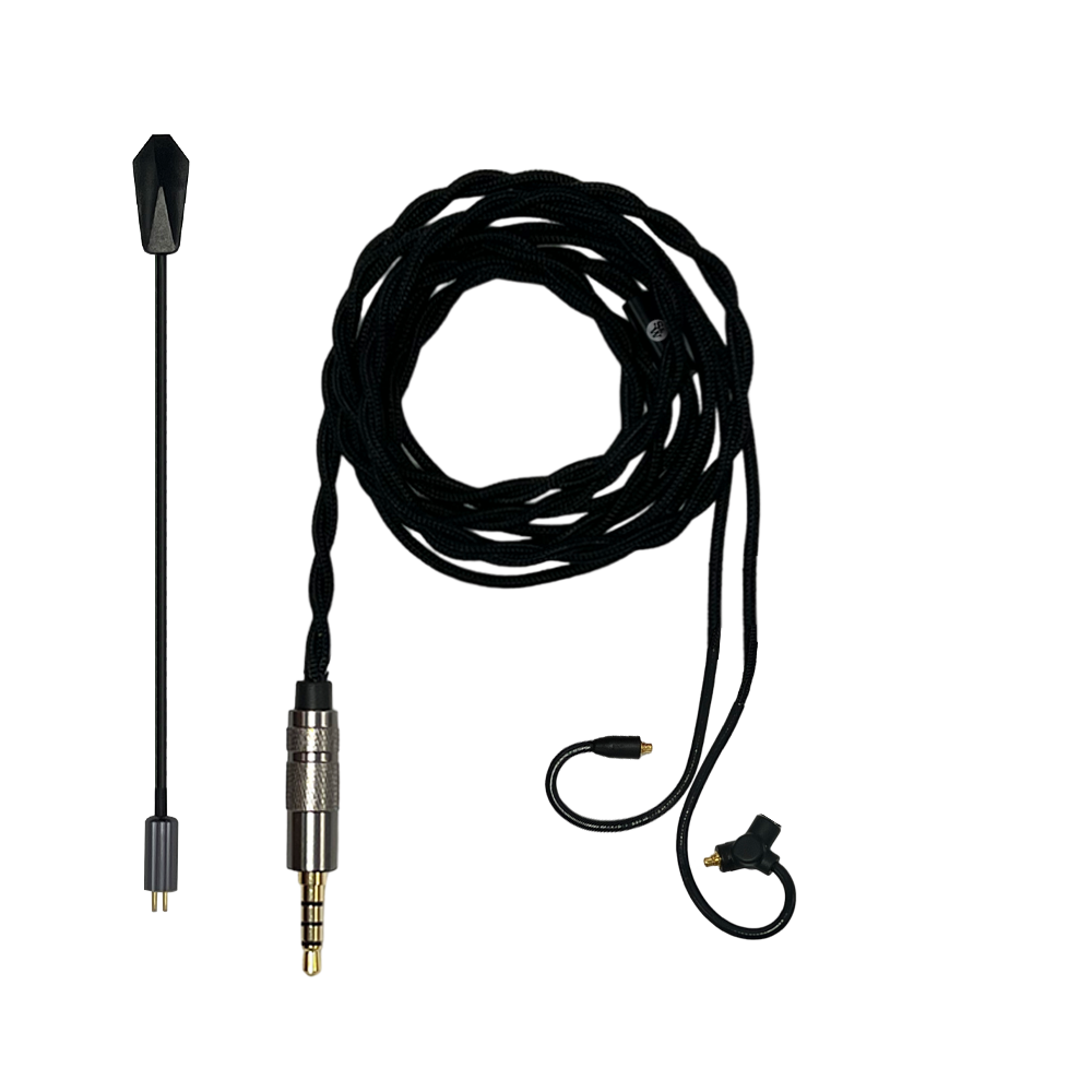 Saillon In-Ear Monitor Upgrade Cable with Detachable Boom Microphone ...