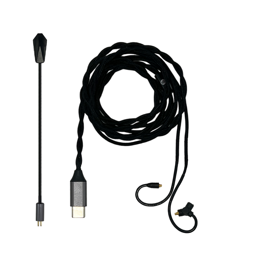 Saillon In-Ear Monitor Upgrade Cable with Detachable Boom Microphone