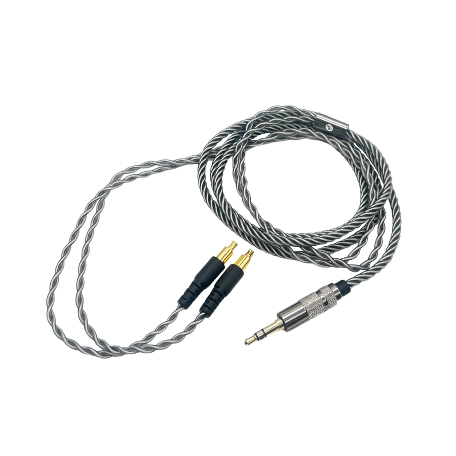 Vigo A2DC to 3.5mm 4-core Silver Headphone Cable for Audio-Technica