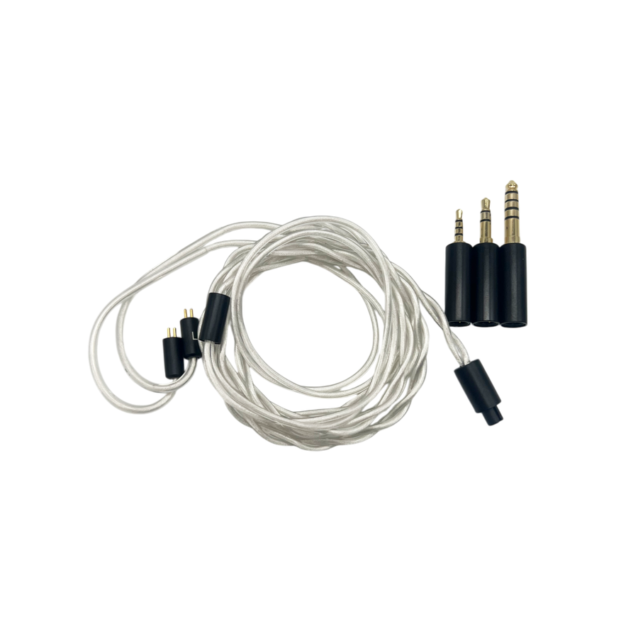 Baden Silver 2-pin to 3-in-1 In-Ear Monitor Upgrade Cable