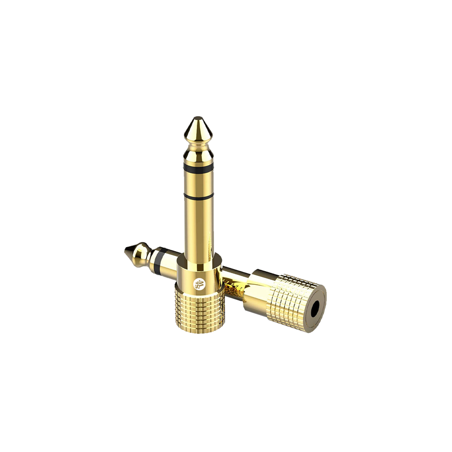 Ely 6.35mm Male to 3.5mm Female Adapter